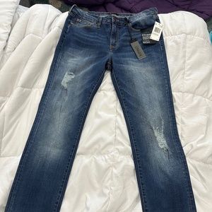 NWT Buffalo Faith Mid Rise Straight Stretch Jeans Size 30 New with Tags